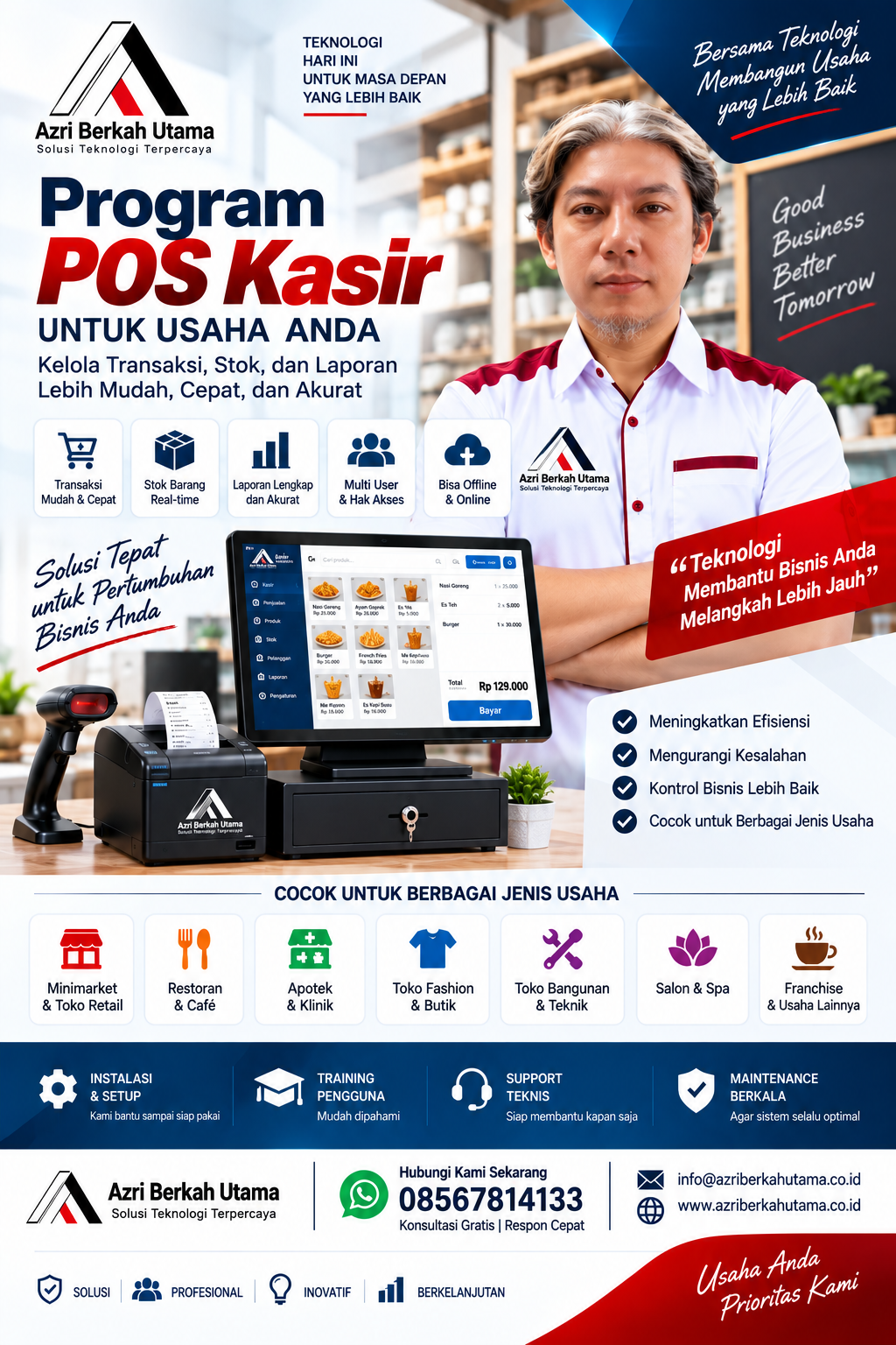 Program kasir POS untuk usaha anda